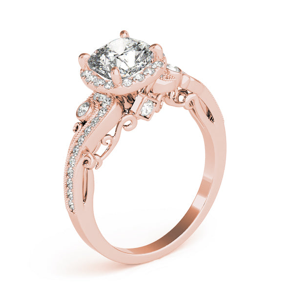 Cushion Engagement Ring M51005-E-6