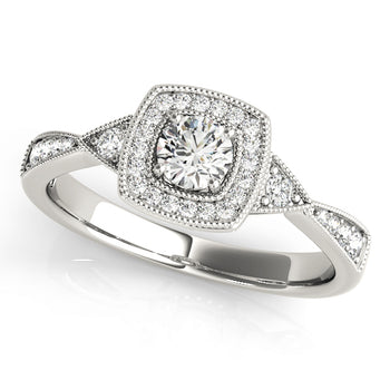 Round Engagement Ring M51027-E