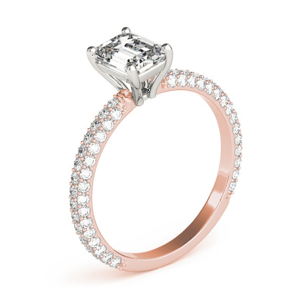 Emerald Cut Engagement Ring M51095-E-8.5X6