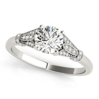 Round Engagement Ring M51118-E-3/4