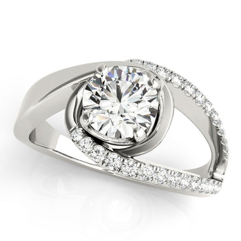 Round Engagement Ring M51130-E-11/2
