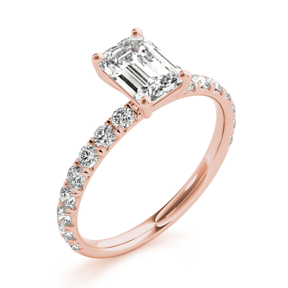 Emerald Cut Engagement Ring M51149-E-7X5