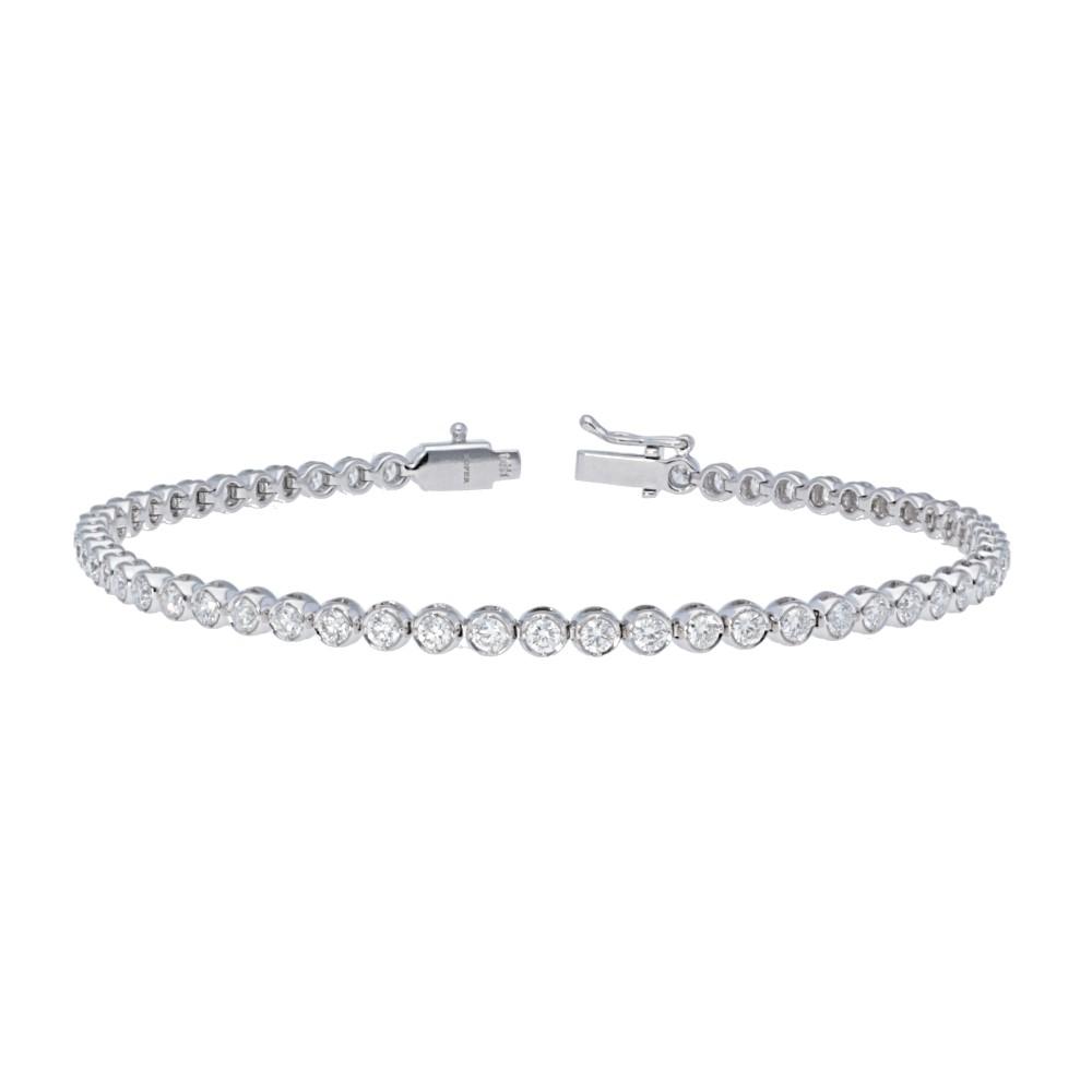 Diamond Bezel Tennis Bracelet