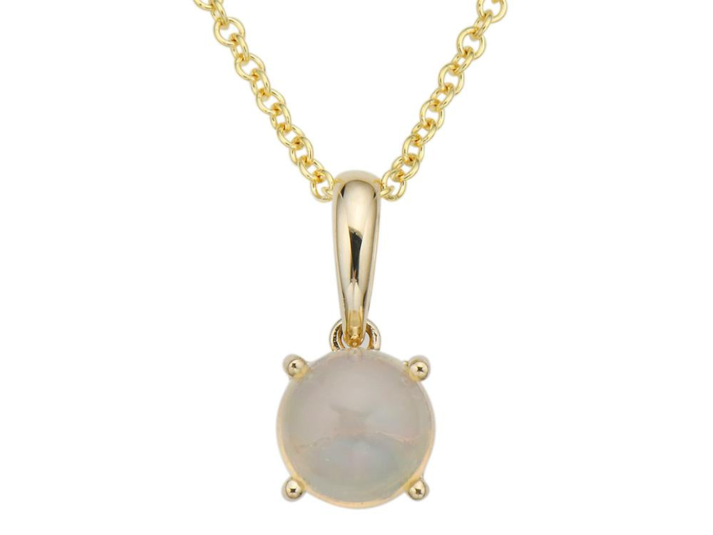 EFFY 14K YELLOW GOLD OPAL PENDANT