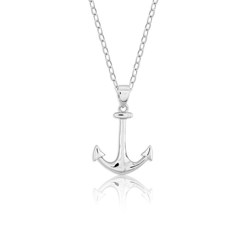Sterling Silver Anchor Pendant