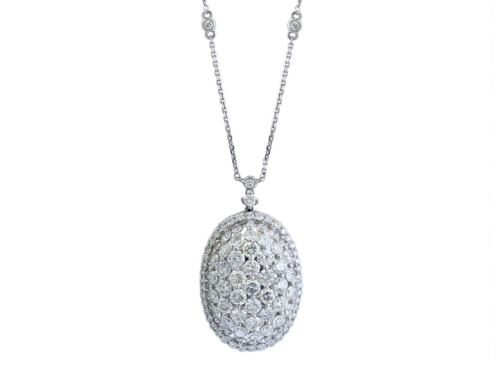 EFFY 14K WHITE GOLD ,DIAMOND PENDANT