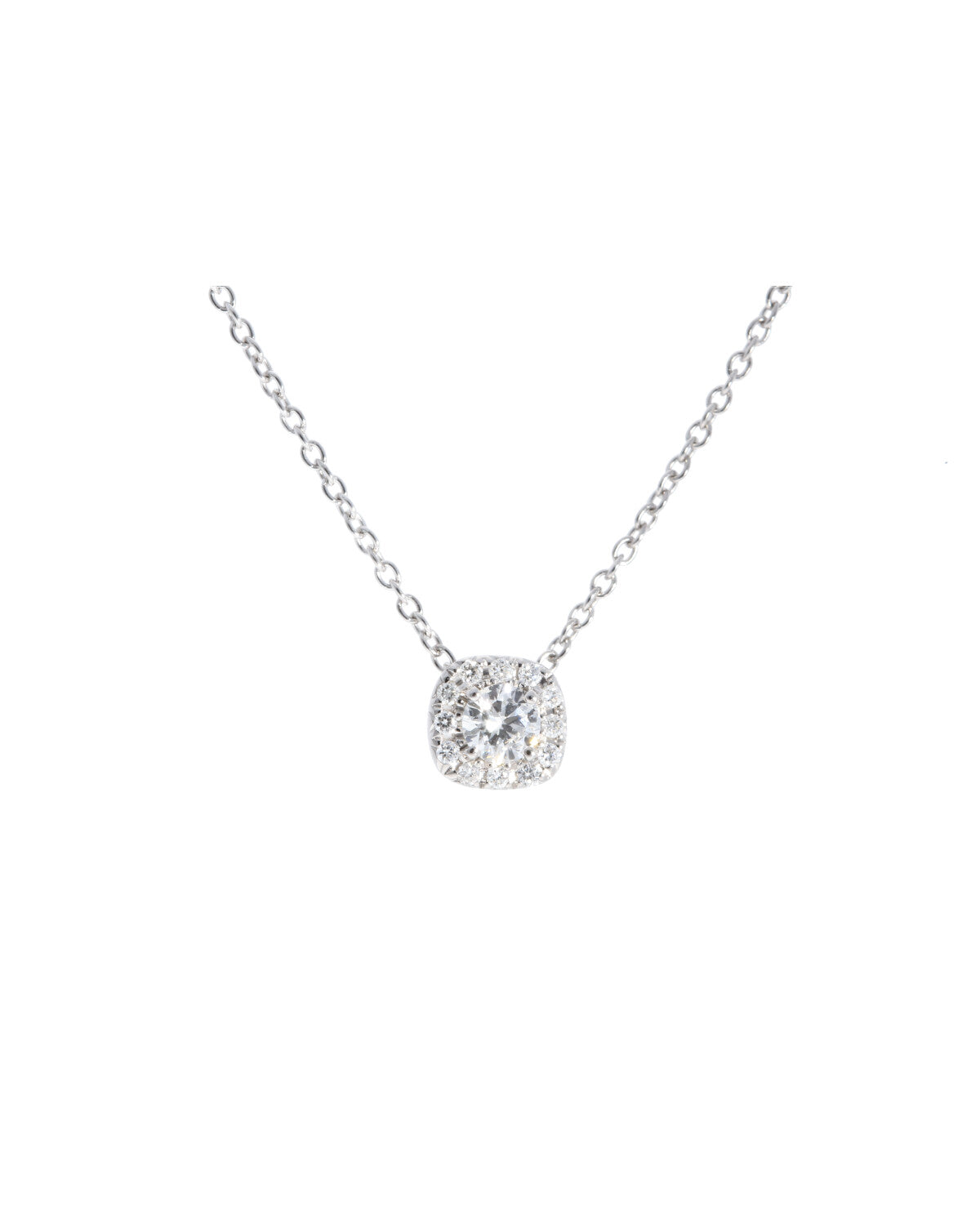 Halo Diamond Pendant
