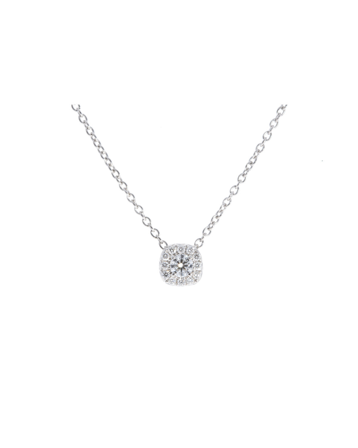 Halo Diamond Pendant