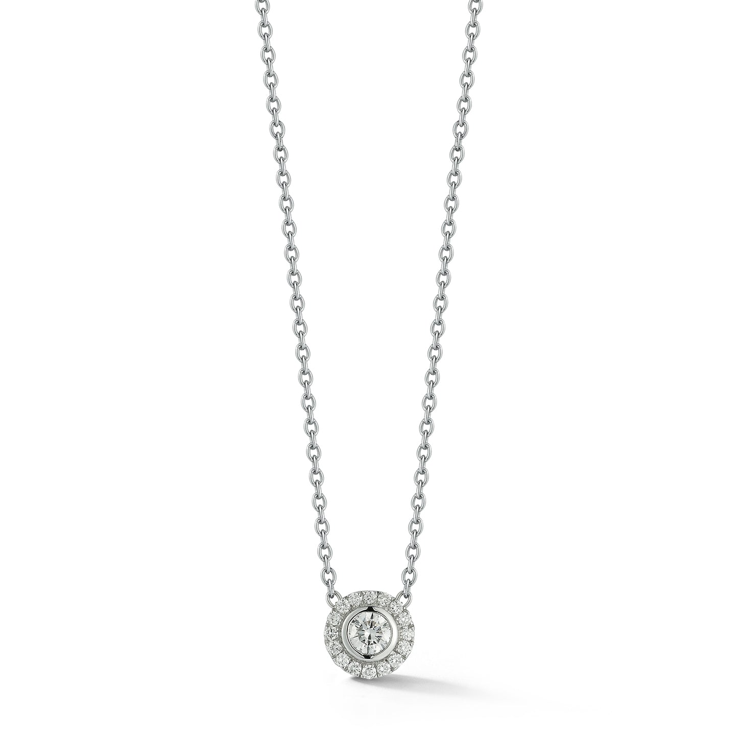 Halo Diamond Pendant