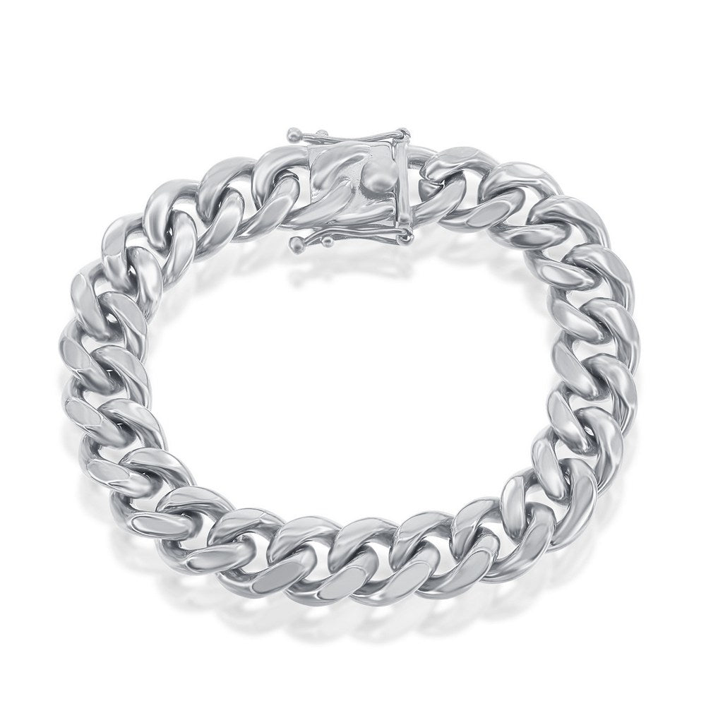 Stainless Steel 14mm Miami Cuban Link Bracelet