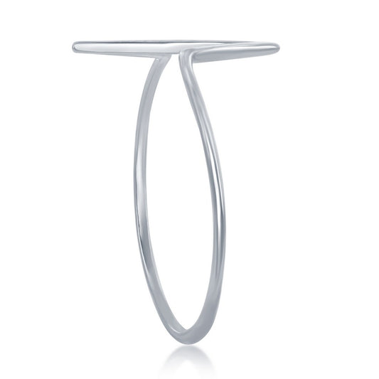 Sterling Silver Heartbeat Ring