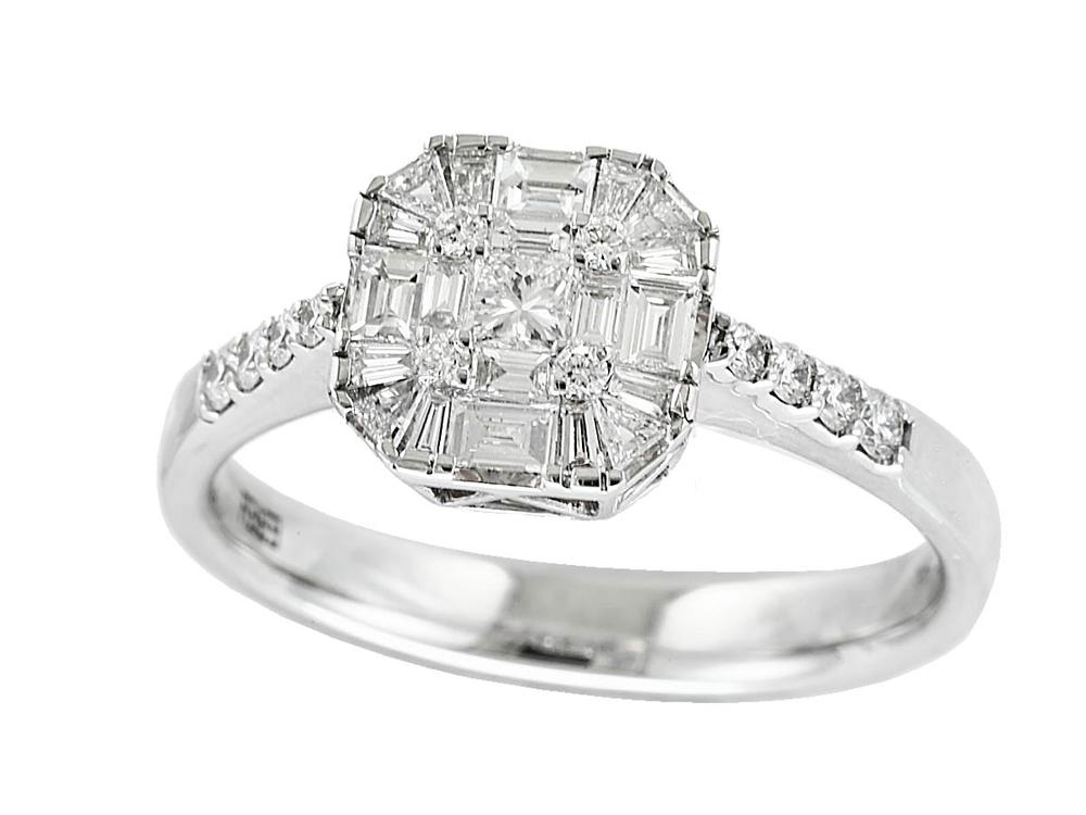 EFFY 14K WHITE GOLD RING