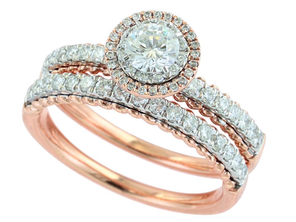 EFFY 14K R/W DIAMOND RING (WITH 0.43 CENTER SIZE) CENTER SIZE: 0.43