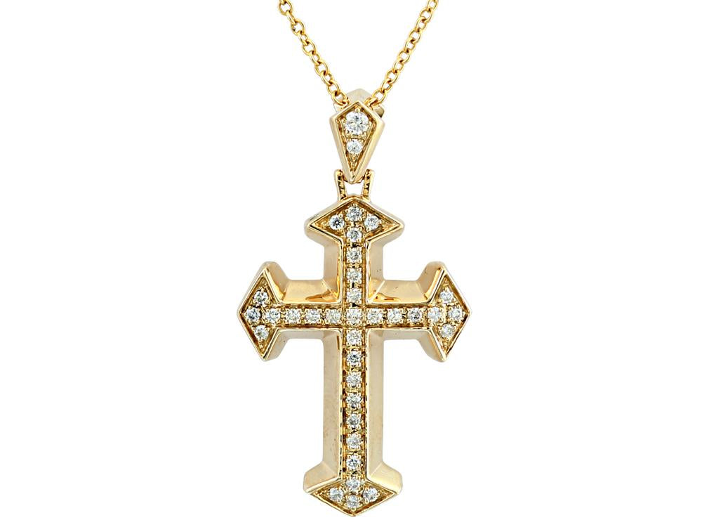 EFFY 14K YELLOW GOLD DIAMOND PENDANT