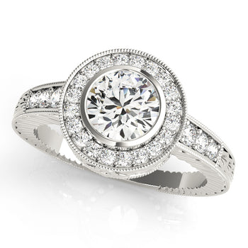 Round Engagement Ring M50293-E-1/2