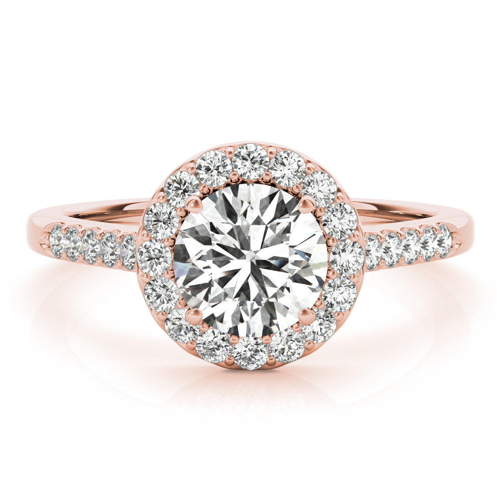 Round Engagement Ring M50345-E-3/4