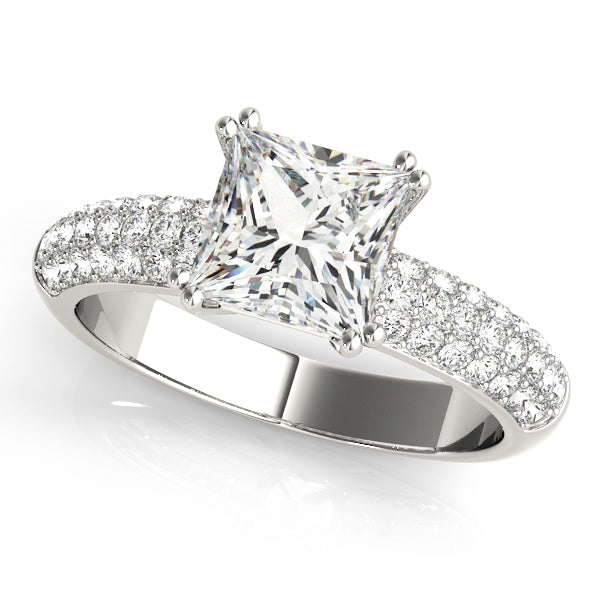 Cushion Engagement Ring M50358-E