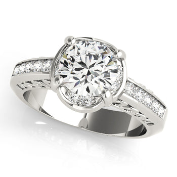 Round Engagement Ring M50376-E-1/2