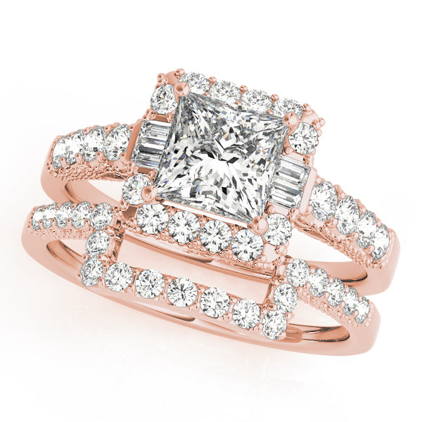 Square Engagement Ring M50459-E-11/2