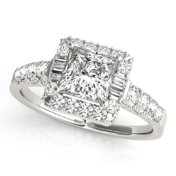 Square Engagement Ring M50459-E-2