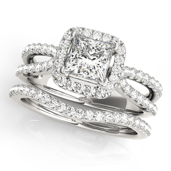 Square Engagement Ring M50552-E-2