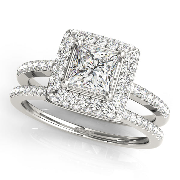 Square Engagement Ring M50568-E-1
