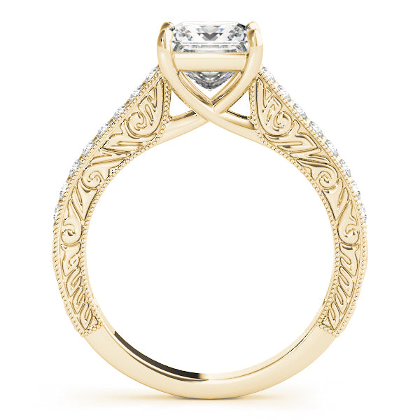 Square Engagement Ring M50799-E-3.8