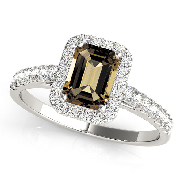 Emerald Cut Engagement Ring M50921-E-10X8