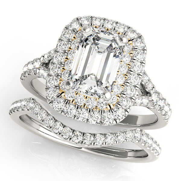 Emerald Cut Engagement Ring M50951-E-6X4
