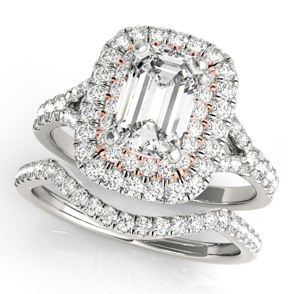 Emerald Cut Engagement Ring M50951-E-6X4