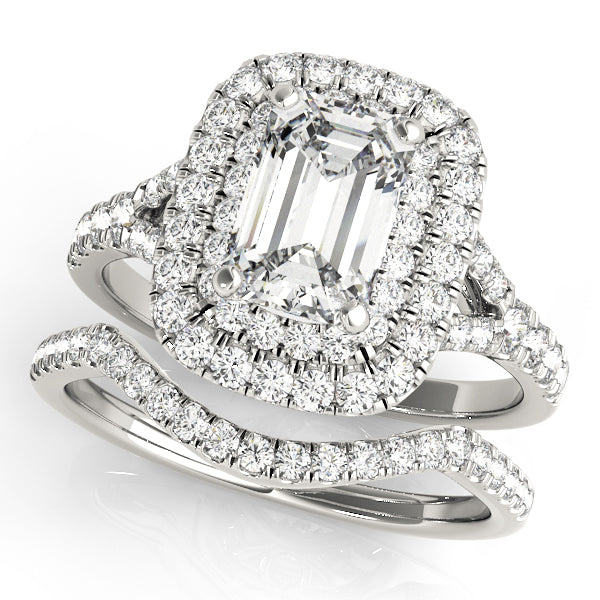 Emerald Cut Engagement Ring M50951-E-6X4