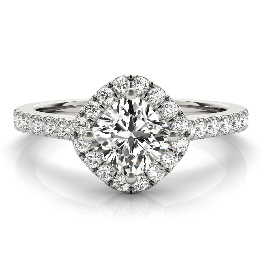Cushion Engagement Ring M50982-E