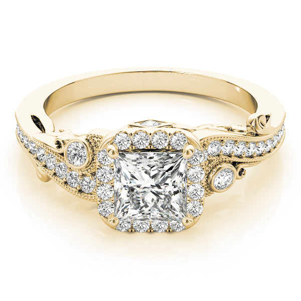 Square Engagement Ring M51002-E-3.5