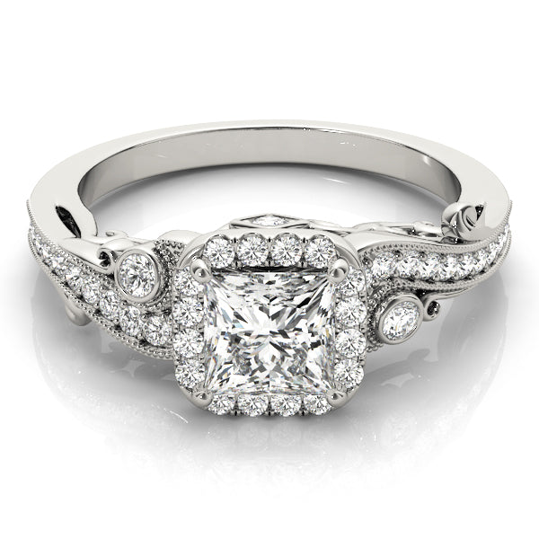 Square Engagement Ring M51002-E-3.5