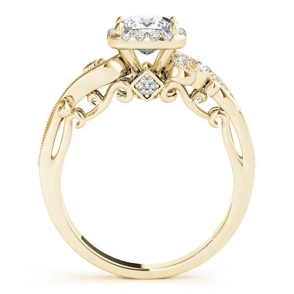 Square Engagement Ring M51002-E-3.5
