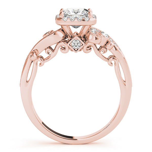 Square Engagement Ring M51002-E-3.5