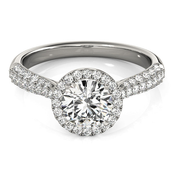 Round Engagement Ring M51008-E-11/2