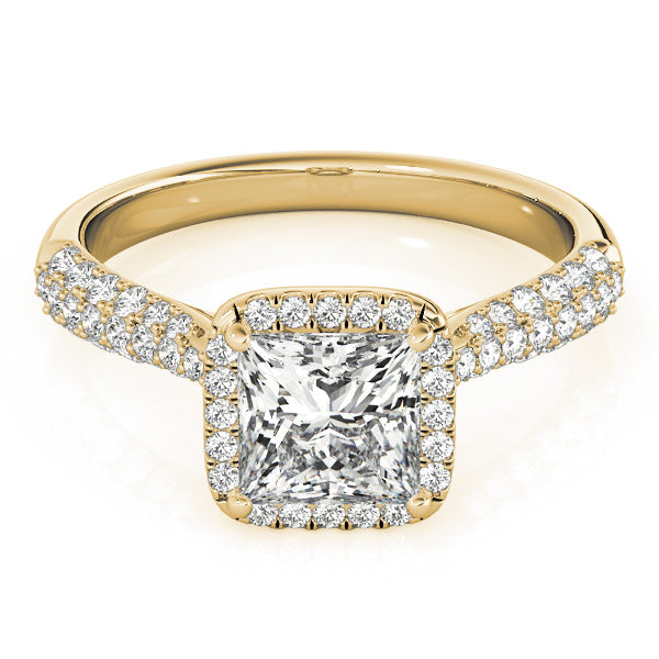 Square Engagement Ring M51010-E-7