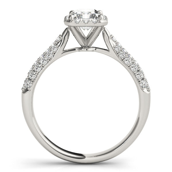 Emerald Cut Engagement Ring M51012-E-8.5X6.5