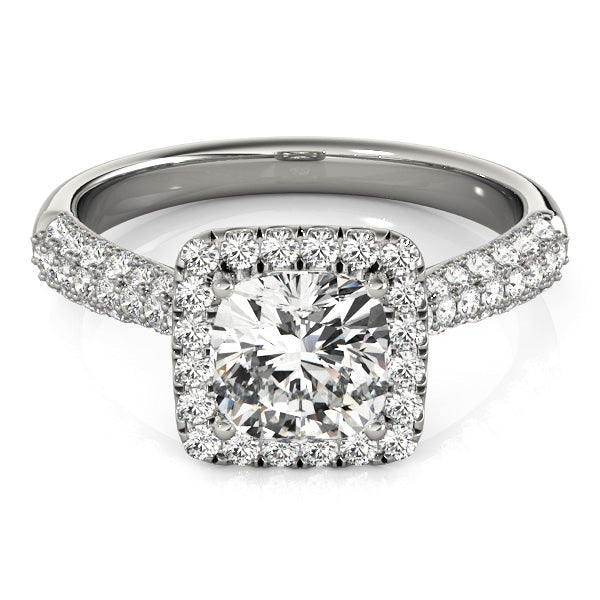 Cushion Engagement Ring M51013-E-5.5