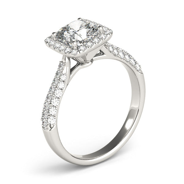 Cushion Engagement Ring M51013-E-5.5
