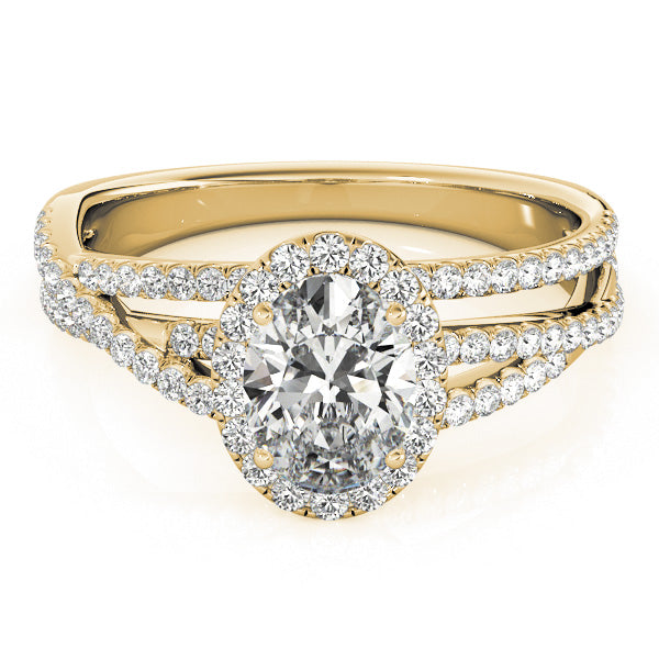 Oval Engagement Ring M51019-E-7.5X5.5