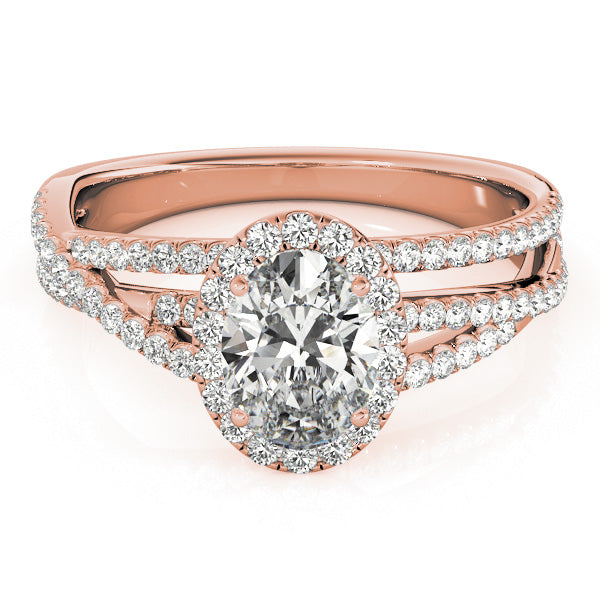Oval Engagement Ring M51019-E-7.5X5.5