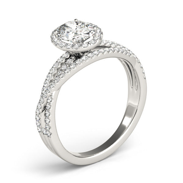Oval Engagement Ring M51019-E-7.5X5.5