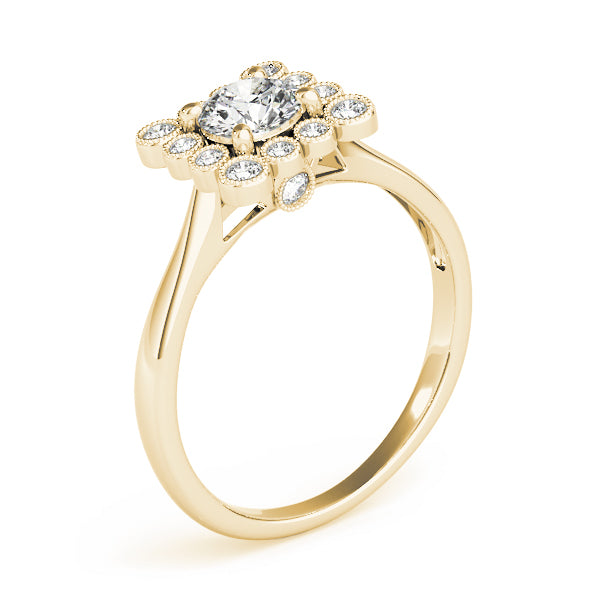 Round Engagement Ring M51034-E-1