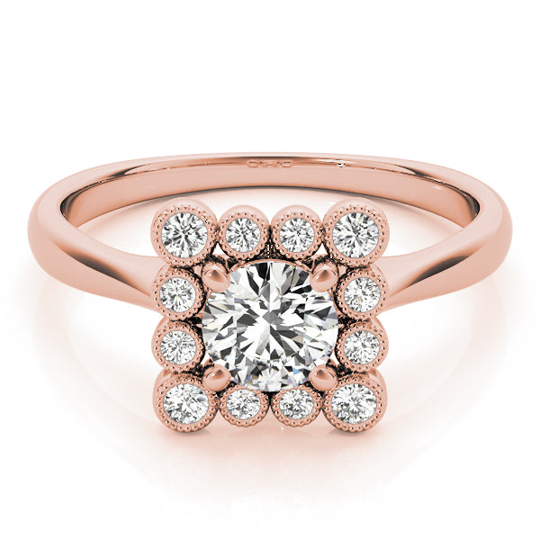 Round Engagement Ring M51034-E-1
