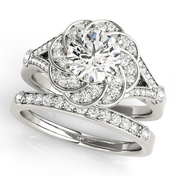 Round Engagement Ring M51045-E-6.5