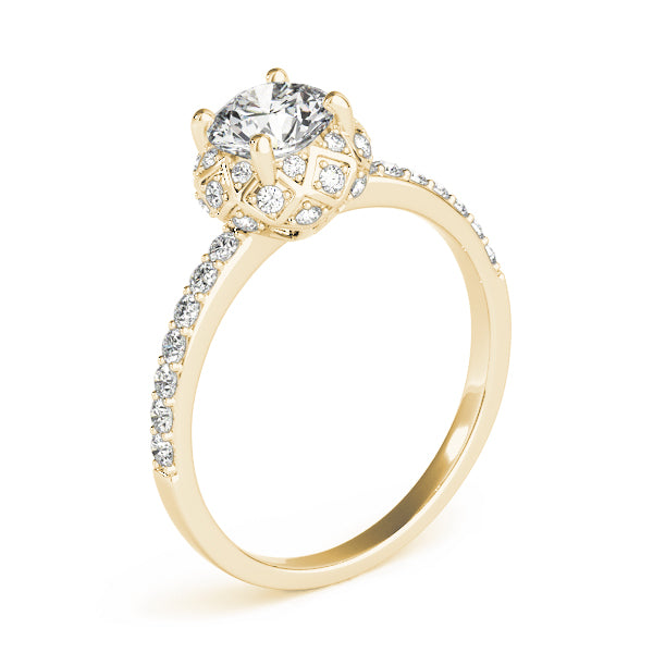 Round Engagement Ring M51053-E
