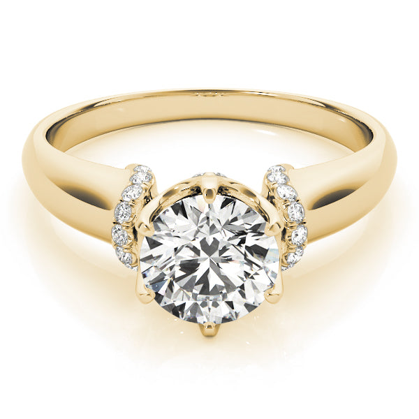 Round Engagement Ring M51070-E-1