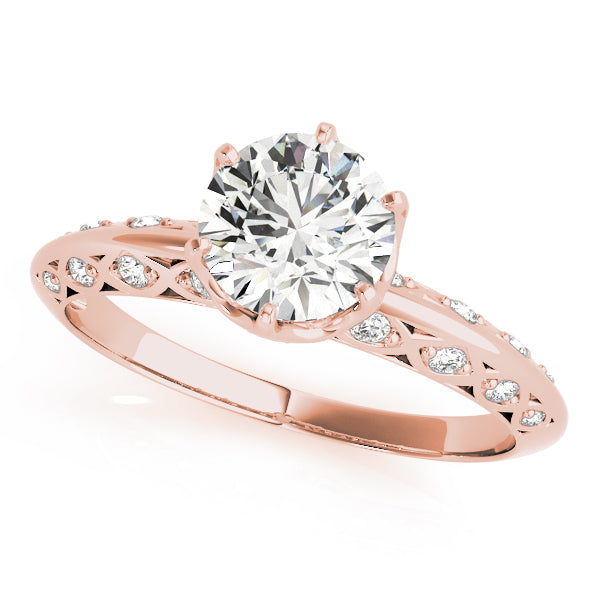 Round Engagement Ring M51071-E-1